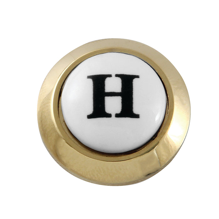 Kingston KSHI3602AXH Hot Handle Index Button, Polished Brass