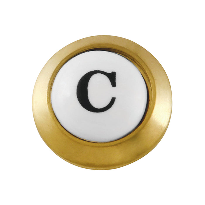 Kingston KSHI3607AXC Cold Handle Index Button, Brushed Brass