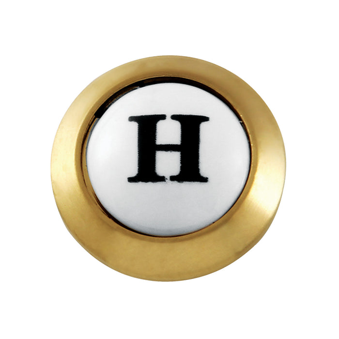 KSHI3607AXH Hot Handle Index Button, Brushed Brass