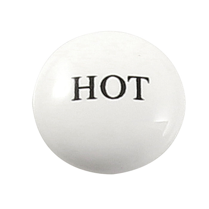 Kingston KSHI7611BPLH Hot Porcelain Handle Index Button, White