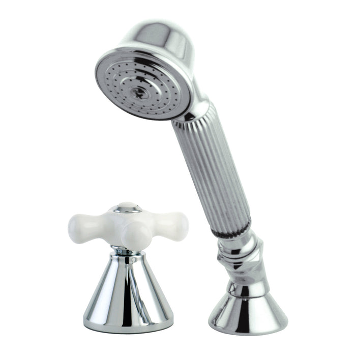 KSK2361PXTR Deck Mount Hand Shower with Diverter for Roman Tub Faucet, Polished Chrome