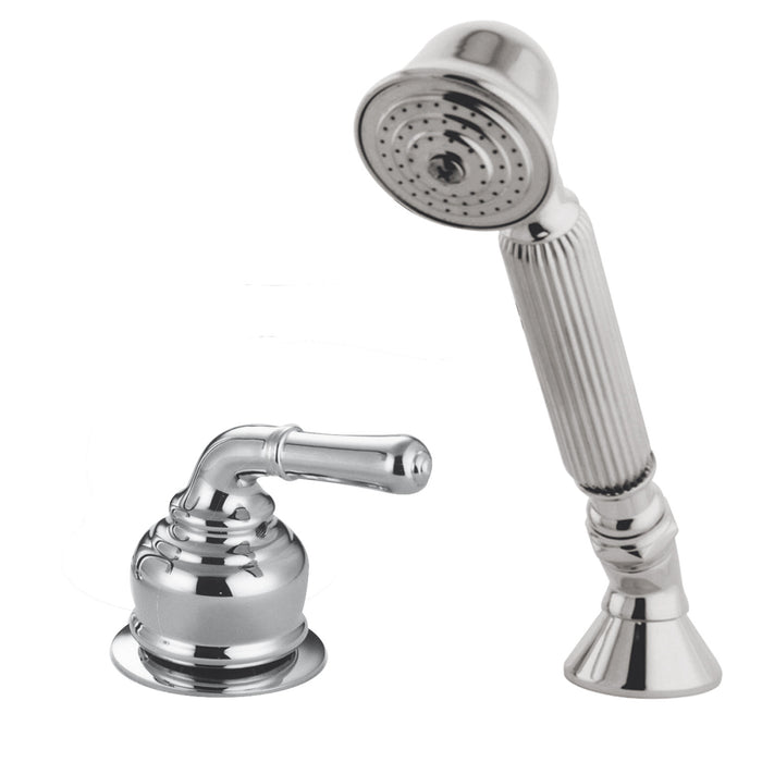 KSK2361TR Deck Mount Hand Shower with Diverter for Roman Tub Faucet, Polished Chrome