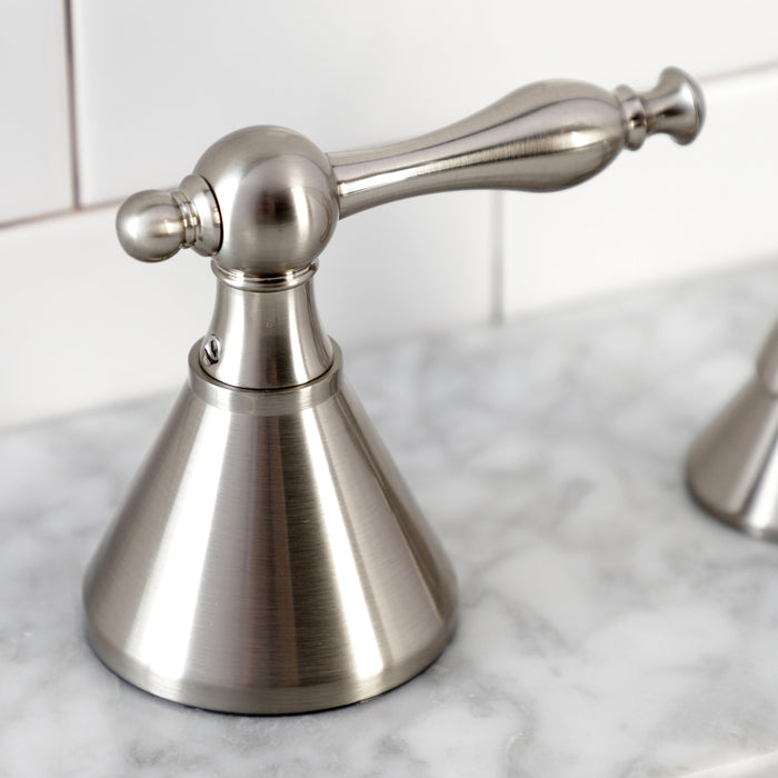 Kingston Tulare KSK2368NLTRDeck Mount Hand Shower with Diverter for Roman Tub Faucet, Brushed Nickel