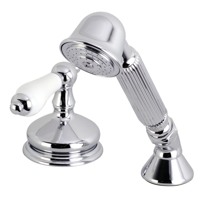 KSK3331PLTR Deck Mount Hand Shower with Diverter for Roman Tub Faucet, Polished Chrome