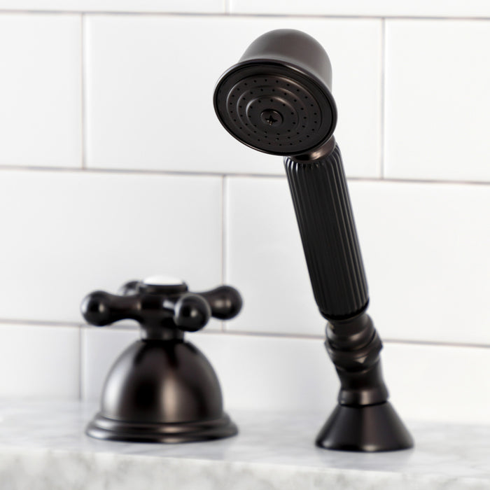 KSK3355AXTR Deck Mount Hand Shower with Diverter for Roman Tub Faucet, Oil Rubbed Bronze