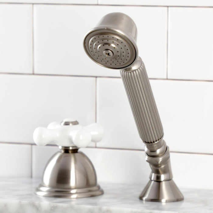 Vintage KSK3358PXTR Deck Mount Hand Shower with Diverter for Roman Tub Faucet, Brushed Nickel