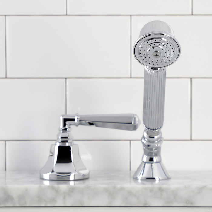 KSK4301HLTR Deck Mount Hand Shower with Diverter for Roman Tub Faucet, Polished Chrome