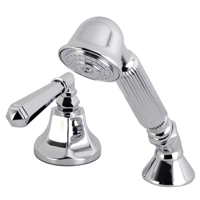 KSK4301HLTR Deck Mount Hand Shower with Diverter for Roman Tub Faucet, Polished Chrome
