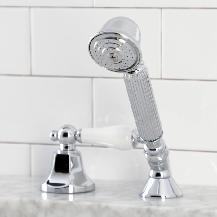 KSK4301PLTR Deck Mount Hand Shower with Diverter for Roman Tub Faucet, Polished Chrome