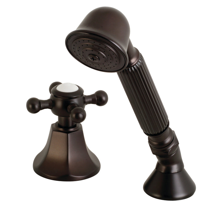 Kingston Tulare KSK4305BXTRDeck Mount Hand Shower with Diverter for Roman Tub Faucet, Oil Rubbed Bronze
