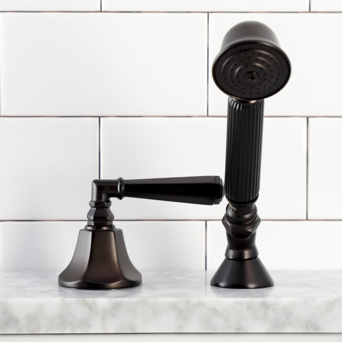 KSK4305HLTR Deck Mount Hand Shower with Diverter for Roman Tub Faucet, Oil Rubbed Bronze