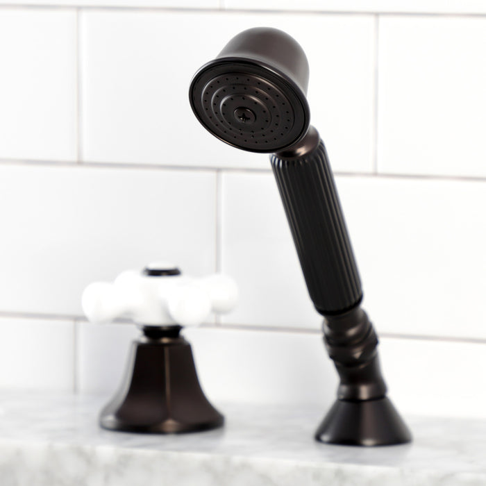KSK4305PXTR Deck Mount Hand Shower with Diverter for Roman Tub Faucet, Oil Rubbed Bronze