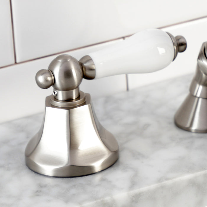 Kingston Tulare KSK4308PLTRDeck Mount Hand Shower with Diverter for Roman Tub Faucet, Brushed Nickel