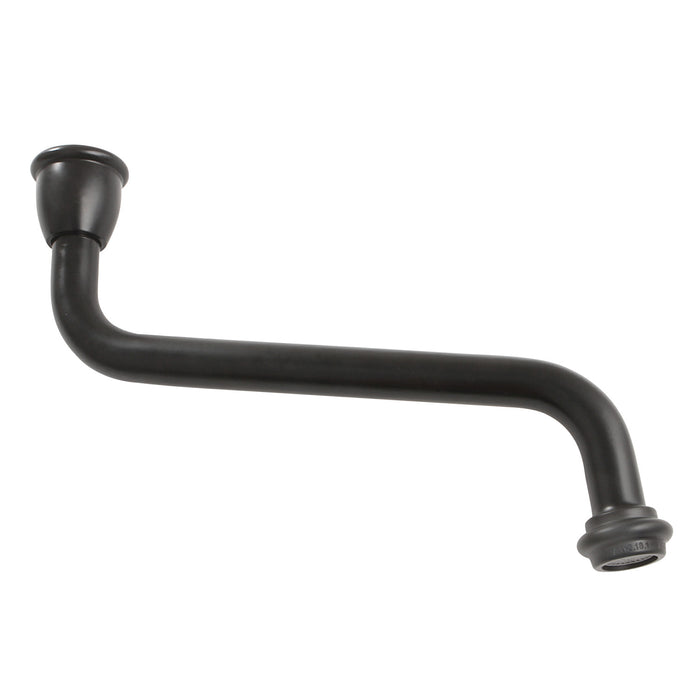 Heritage KSP1210 8-Inch Brass Faucet Spout, Matte Black