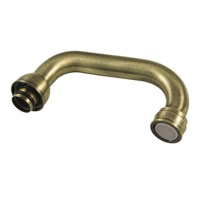 KSP212AB Brass Faucet Spout, Antique Brass