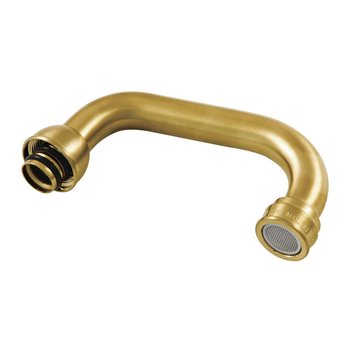 KSP212SB Brass Faucet Spout, Brushed Brass