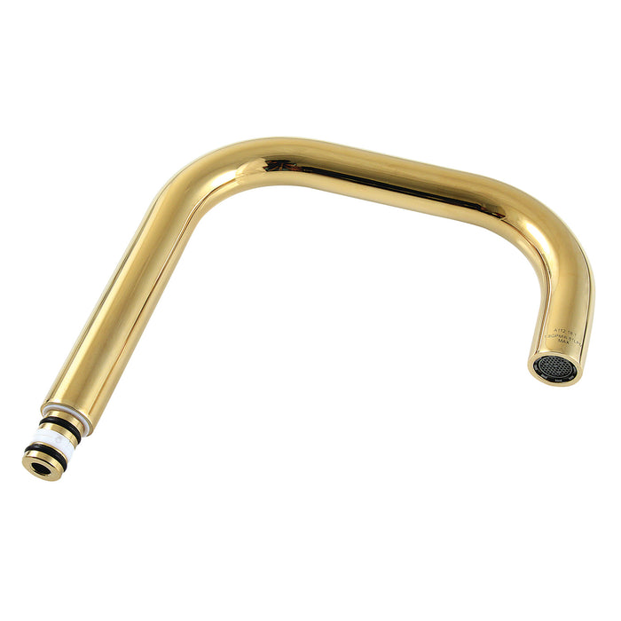 KSP413PB Brass Faucet Spout, Polished Brass