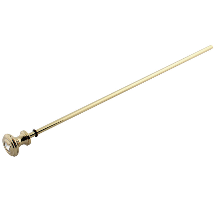 Kingston Wilshire KSPR1162WLL Brass Pop-Up Rod, Polished Brass