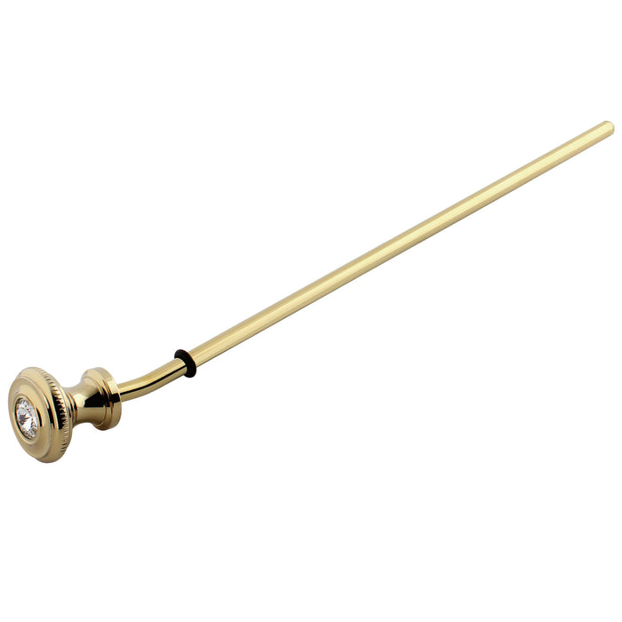 Kingston Wilshire KSPR1602WLL Brass Pop-Up Rod, Polished Brass