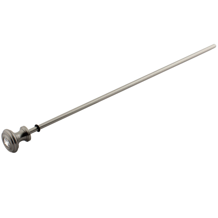 Kingston Wilshire KSPR3968WLL Brass Pop-Up Rod, Brushed Nickel