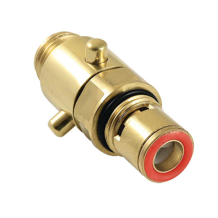 Kingston KSRP7012D Freestanding Tub Filler Diverter Cartridge, Polished Brass