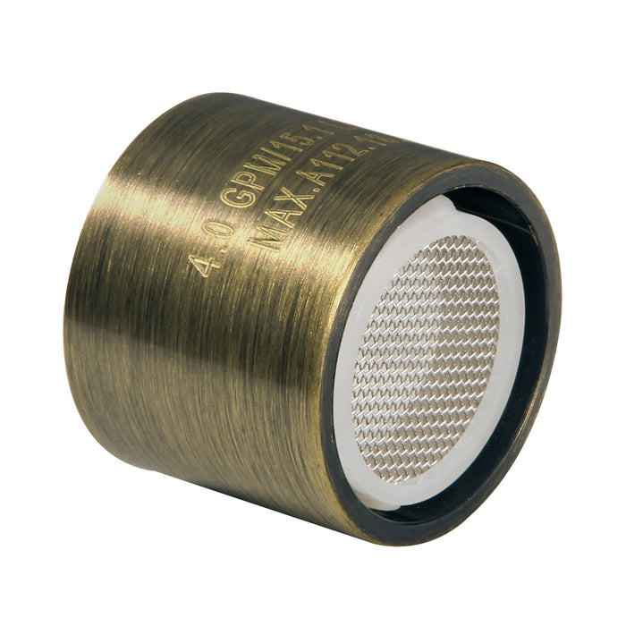 Kingston Cal Green KSSA4103 4.0 GPM Female Aerator, Antique Brass