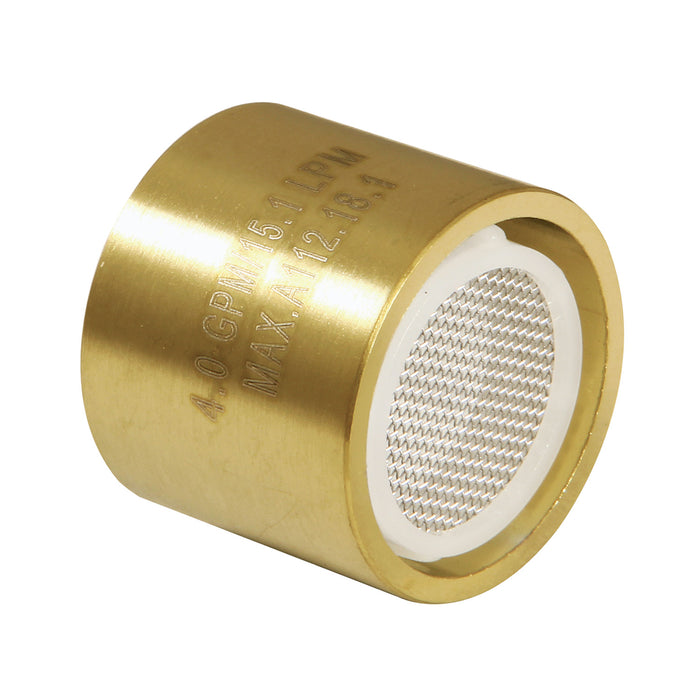 Kingston Cal Green KSSA4107 4.0 GPM Female Aerator, Brushed Brass