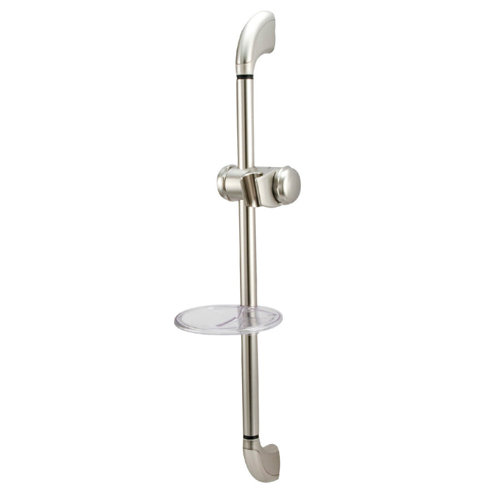 Made To Match KSX2528SG 18-Inch Shower Slide Bar with Soap Dish, Brushed Nickel