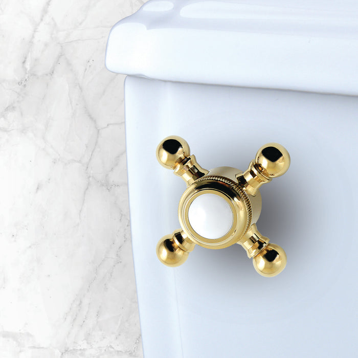 Buckingham KTBX2 Front Mount Toilet Tank Lever, Polished Brass