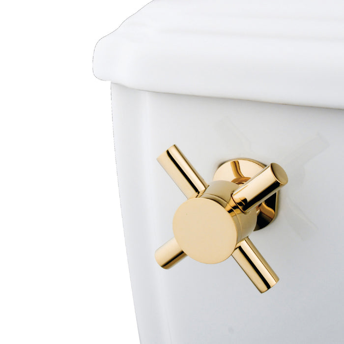 Concord KTDX2 Front Mount Toilet Tank Lever, Polished Brass