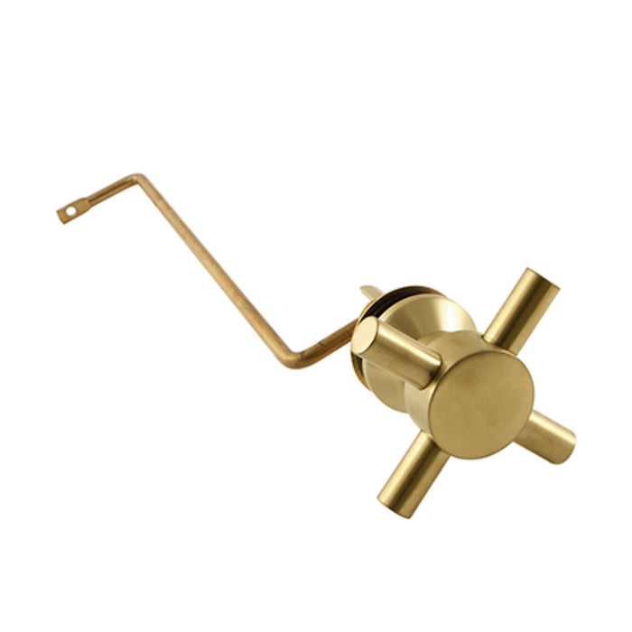 Concord KTDXS7 Side Mount Toilet Tank Lever, Brushed Brass