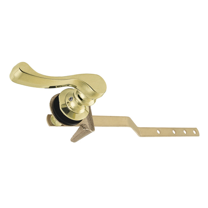 French KTFL2 Front Mount Toilet Tank Lever, Polished Brass