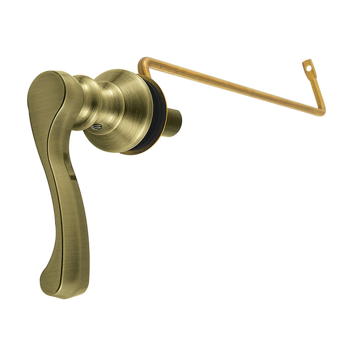 Kingston Tulare KTFLS3 - French Side Mount Toilet Tank Lever, Antique Brass