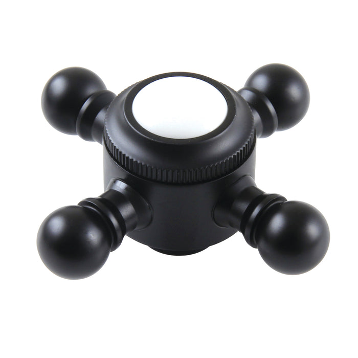 Kingston Buckingham KTHBX0 Metal Toilet Tank Lever Handle (Cross Shape), Matte Black