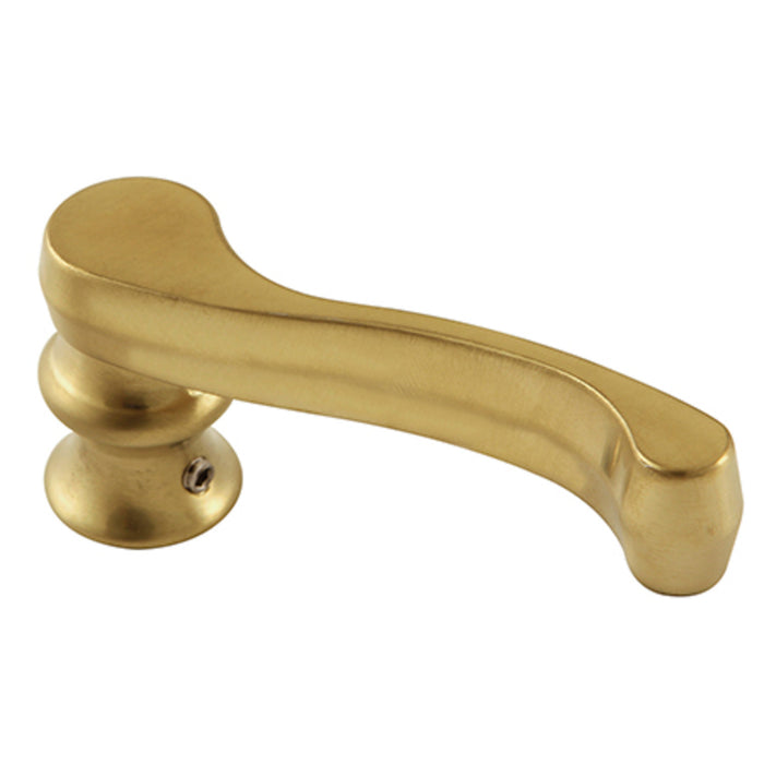 Kingston French KTHFL7 Brass Toilet Tank Lever Handle (Lever Shape), Brushed Brass