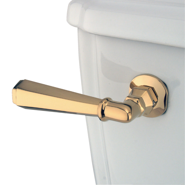 Kingston Tulare KTHL2 - Metropolitan Front Mount Toilet Tank Lever, Polished Brass