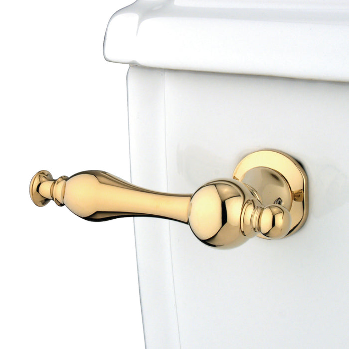 Kingston Heirloom KTNL2 - Naples Front Mount Toilet Tank Lever, Polished Brass