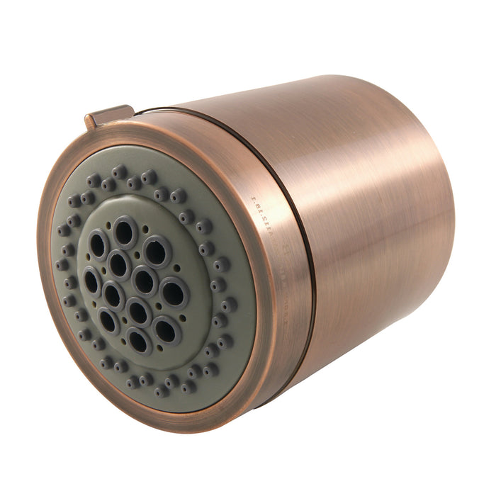 Kingston Sona KX8616AC - Vilbosch 3-3/16 Inch Round 2-Function ABS Shower Head, Antique Copper