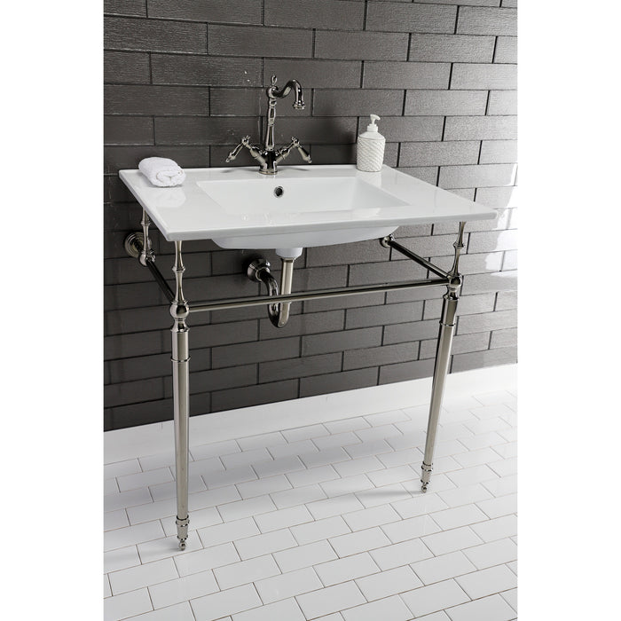 Continental LBT312271 31-Inch Ceramic Vanity Sink Top, White