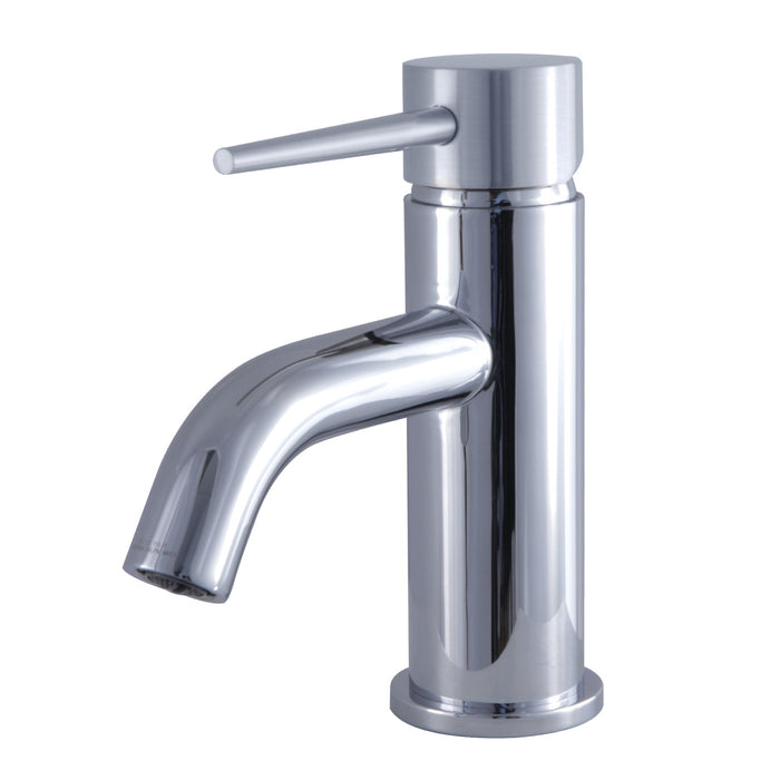 New York LS8221NYL Single-Handle 1-Hole Deck Mount Bathroom Faucet with Push Pop-Up, Polished Chrome