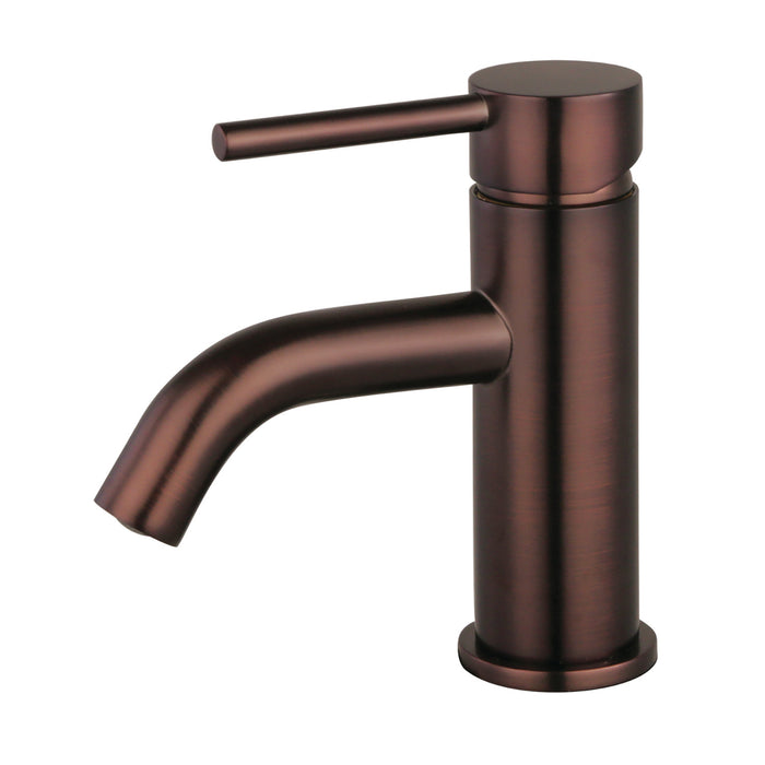 Concord LS8225DL Single-Handle 1-Hole Deck Mount Bathroom Faucet with Push Pop-Up, Oil Rubbed Bronze