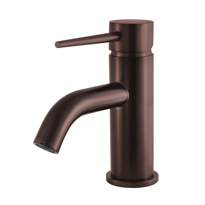 New York LS8225NYL Single-Handle 1-Hole Deck Mount Bathroom Faucet with Push Pop-Up, Oil Rubbed Bronze