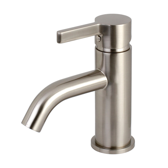 Continental LS8228CTL Single-Handle 1-Hole Deck Mount Bathroom Faucet with Push Pop-Up, Brushed Nickel