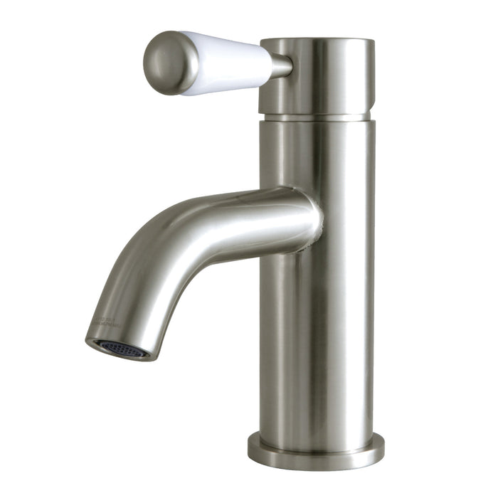 Paris LS8228DPL Single-Handle 1-Hole Deck Mount Bathroom Faucet with Push Pop-Up, Brushed Nickel