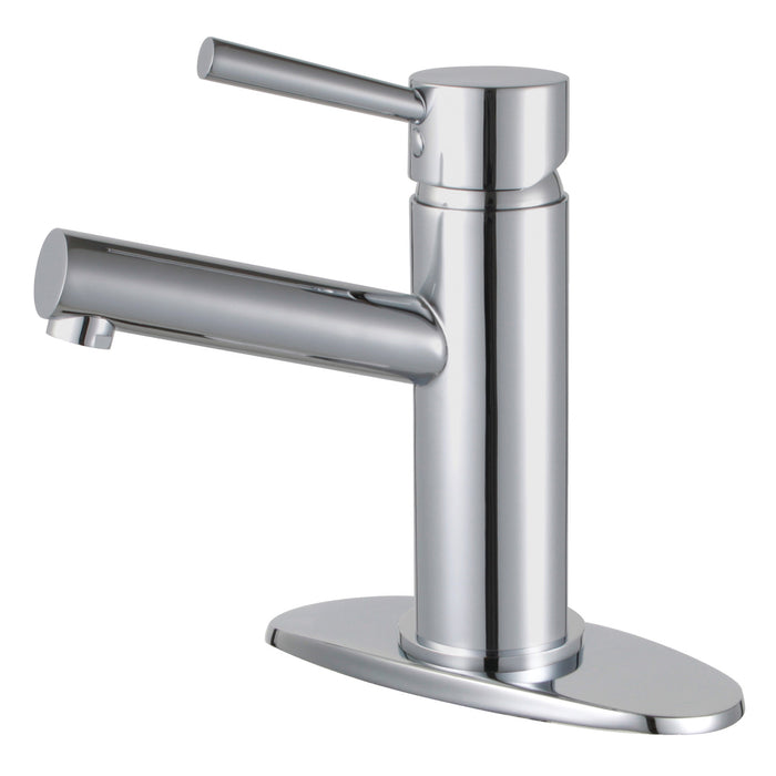 Concord LS8421DL Single-Handle 1-Hole Deck Mount Bathroom Faucet with Push Pop-Up, Polished Chrome