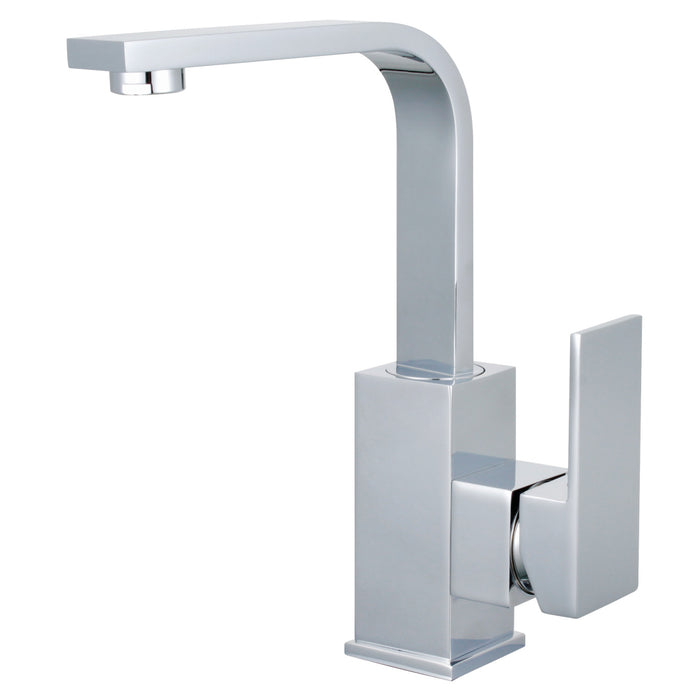 Claremont LS8461CL Single-Handle 1-Hole Deck Mount Bathroom Faucet with Push Pop-Up, Polished Chrome
