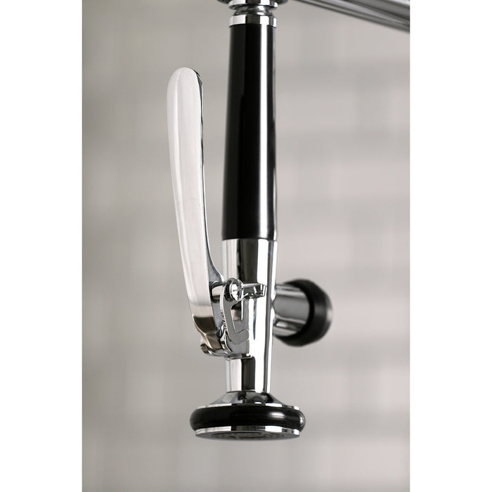Continental LS8501CTL Single-Handle 1-Hole Deck Mount Pre-Rinse Kitchen Faucet, Polished Chrome
