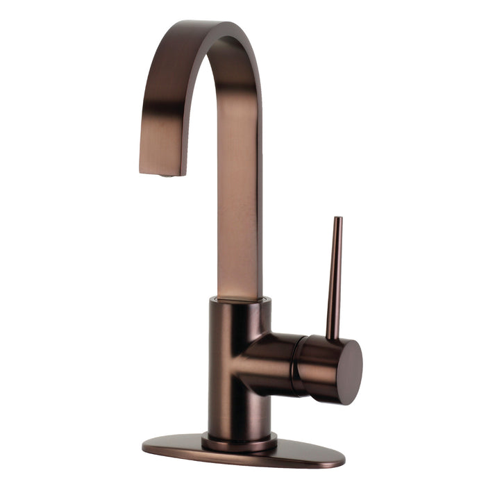 New York LS8615NYL Single-Handle 1-Hole Deck Mount Bar Faucet, Oil Rubbed Bronze