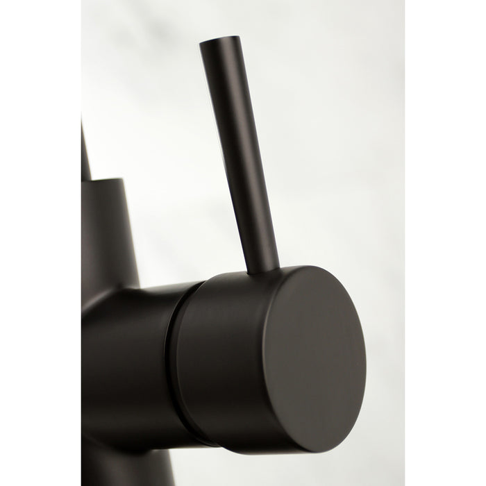 Concord LS8620DL Single-Handle 1-Hole Deck Mount Pull-Down Sprayer Kitchen Faucet, Matte Black