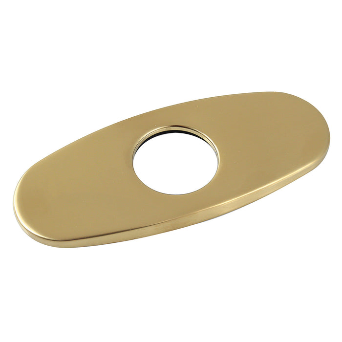 LSCP8223 Metal Faucet Hole Cover Deck Plate, Brushed Brass